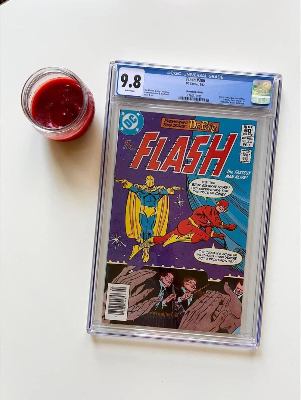 The Flash #306 Newsstand CGC 9.8 (1982)  Doctor Fate | DC Bronze Age Comic Book